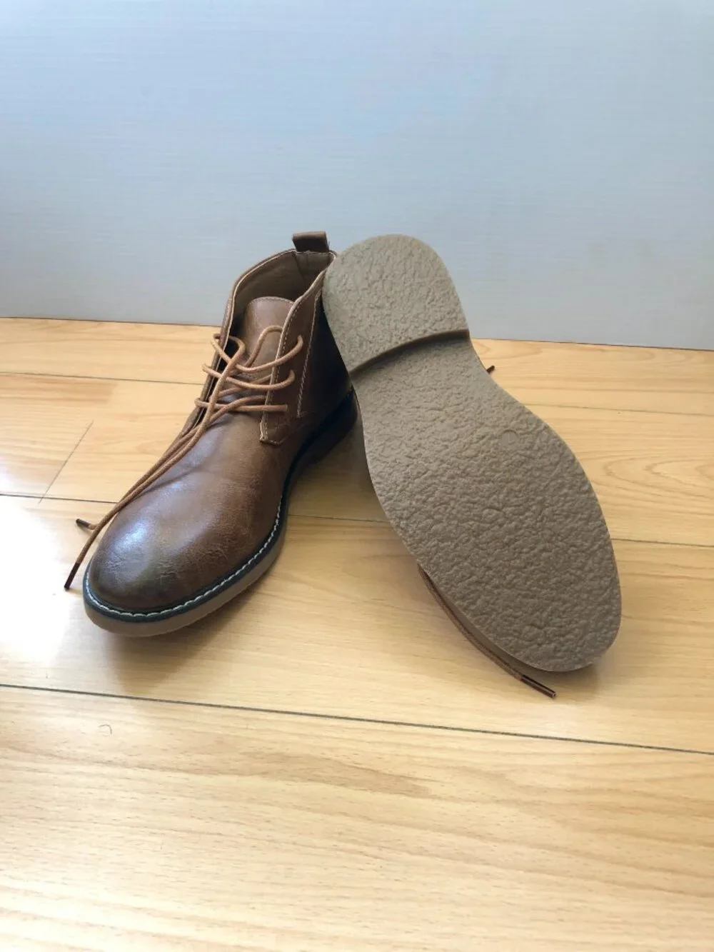 metro charm. Brown lace up booties
